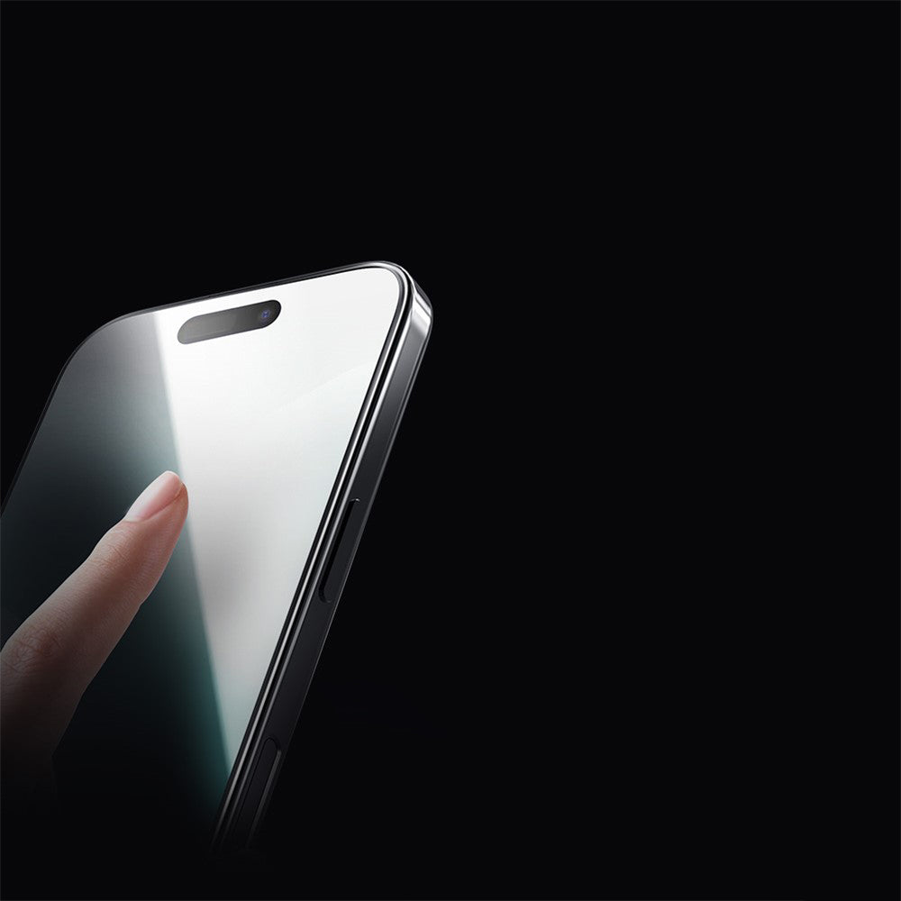 Nillkin CP+ Pro képernyővédő fólia applikátorral Apple iPhone 17-hez, edzett üveg, teljes ragasztó, fekete