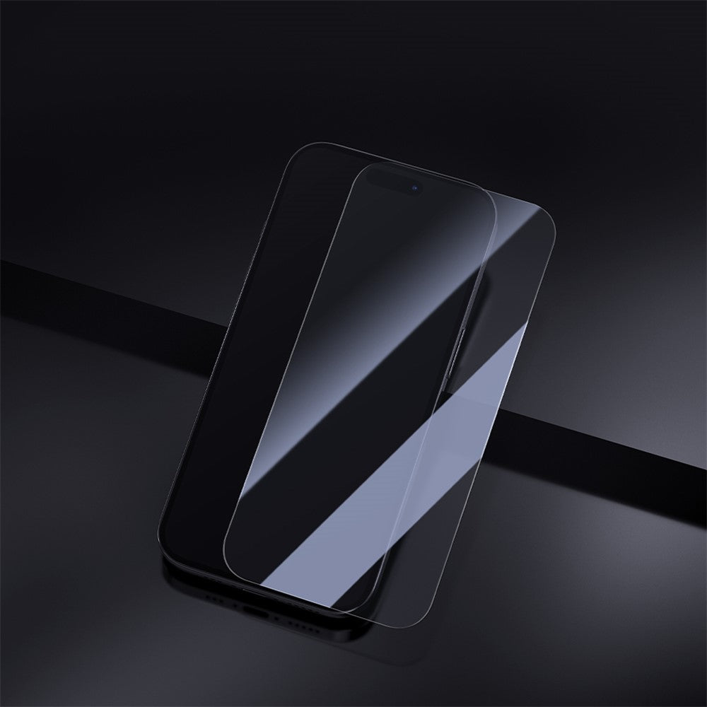 Nillkin H+ Pro képernyővédő fólia applikátorral Apple iPhone 16 Pro Max készülékhez, edzett üveg, teljes ragasztóval