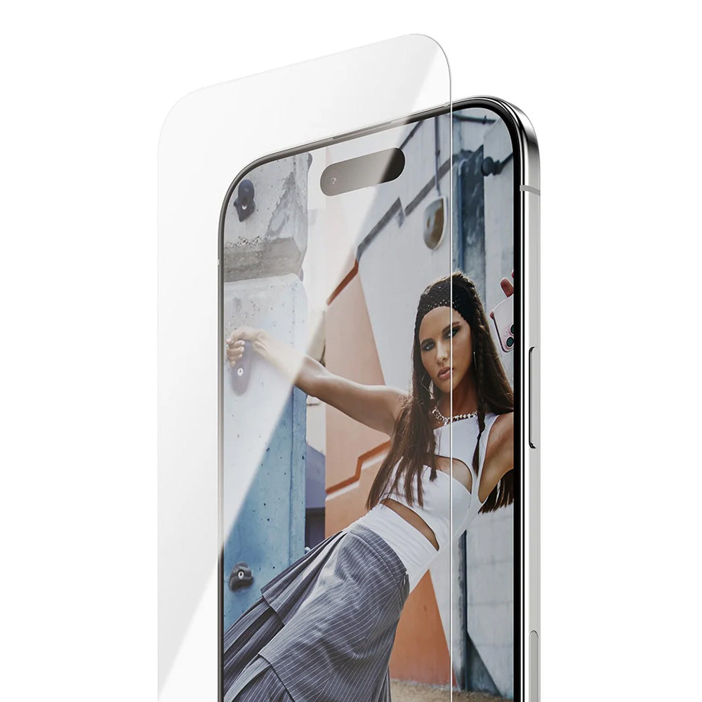 Képernyővédő fólia PanzerGlass Safe. Ultra-Wide Fit EasyAligner az Apple iPhone 17 Air-hez, Edzett üveg, Teljes ragasztás