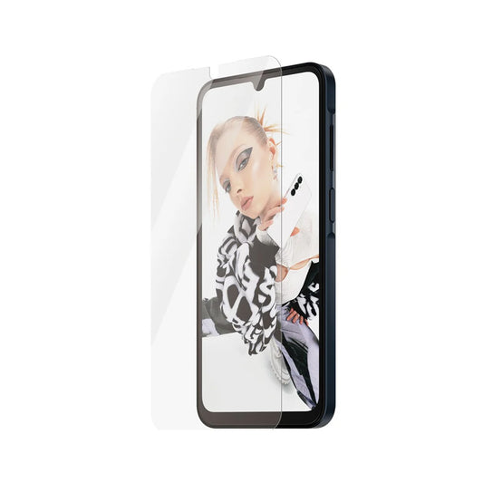 PanzerGlass Safe képernyővédő fólia. Ultra-Wide Fit EasyAligner a Samsung Galaxy A26 A266-hoz, Edzett üveg, Teljes ragasztás