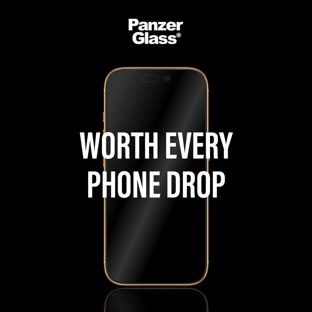 PanzerGlass Ultra-Wide Fit Stealth Fastfit védőfólia Apple iPhone 17 Pro-hoz, Edzett üveg, Teljes ragasztás, Fekete