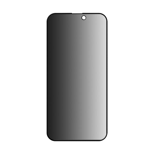 Anank 5X Reinforced 180 Privacy Képernyővédő Fólia Apple iPhone 17-hez, Edzett Üveg, Teljes Ragasztás, 2.5D