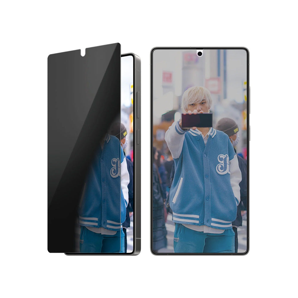 Privacy PanzerGlass Ultra-Wide Fit védőfólia Samsung Galaxy S25 Ultra S938 készülékhez, Edzett üveg, Teljes ragasztás