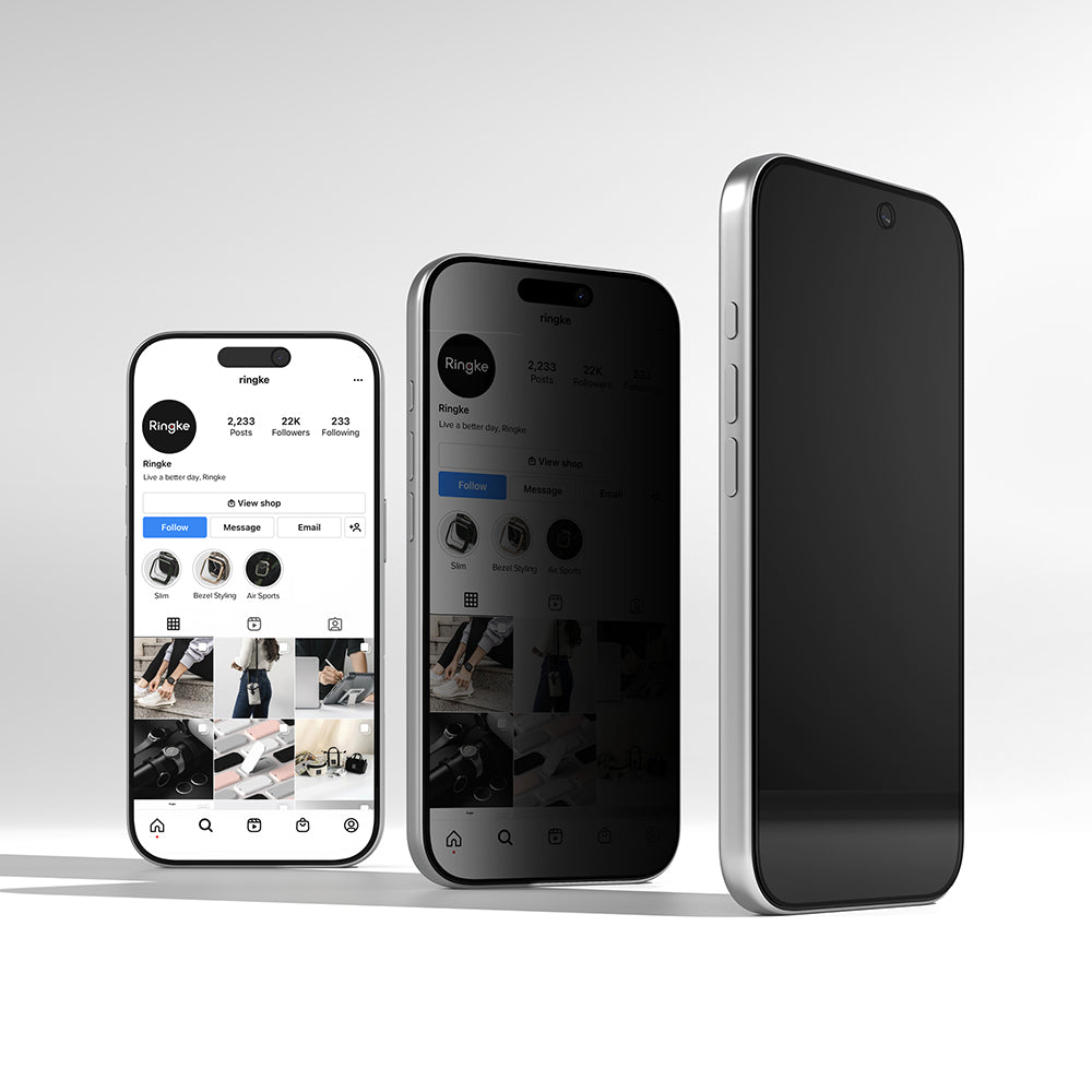 Ringke Easy Slide Privacy képernyővédő fólia Apple iPhone 18 Pro Max készülékhez, edzett üveg, teljes ragasztó, 2 darabos készlet