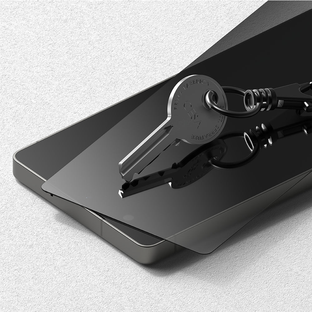 Ringke Easy Slide képernyővédő fólia Samsung Galaxy S26 Ultra S948-hoz, Edzett üveg, Teljes ragasztás, 2 darabos készlet, Fekete