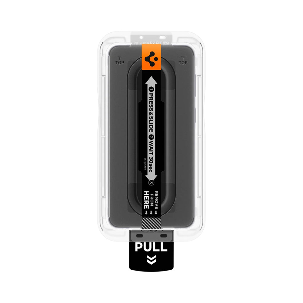 Spigen GlastR EZ FIT Pro HD védőfólia Samsung Galaxy A57 5G-hez, Edzett üveg, Teljes ragasztás, 2 darabos készlet AGL11397