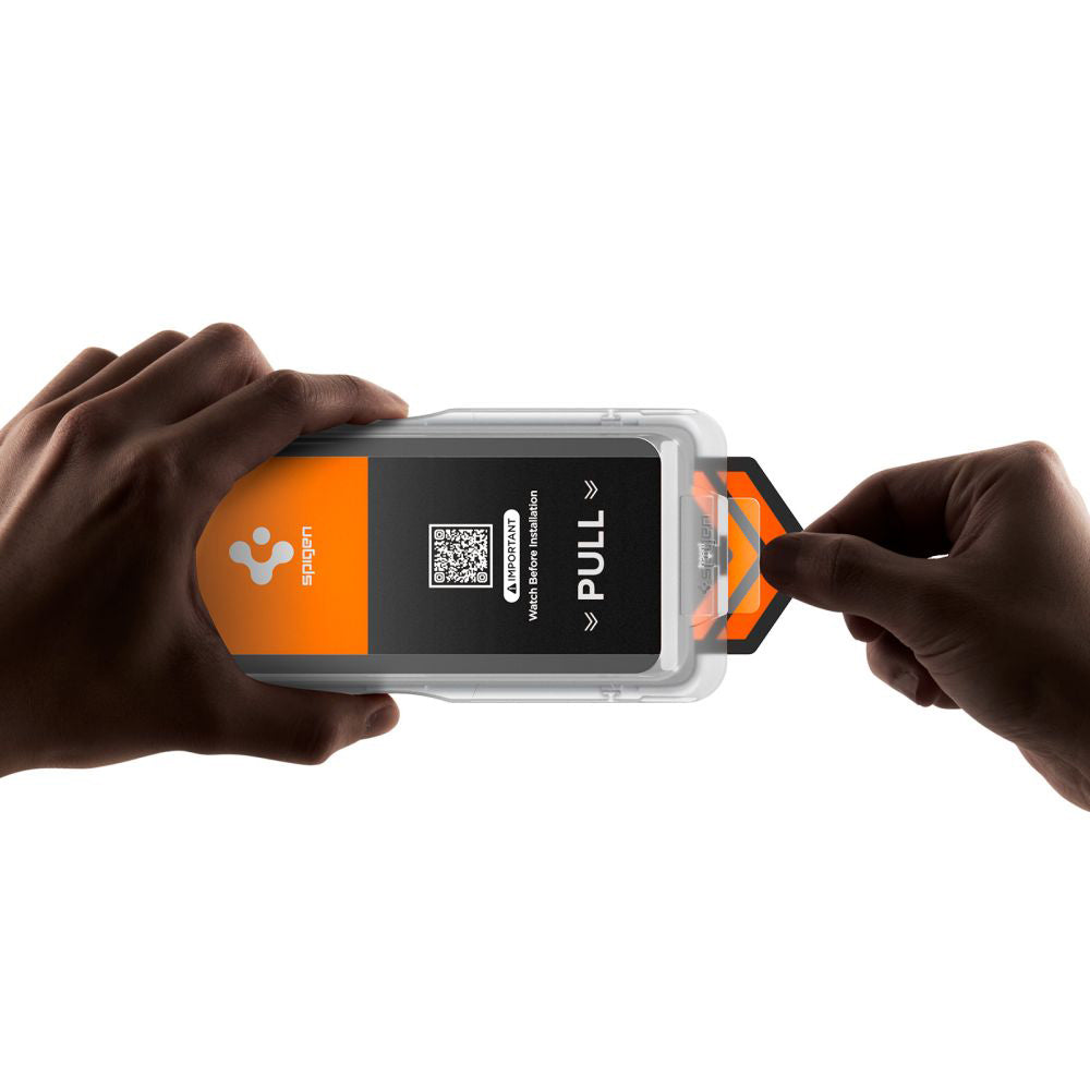 Spigen GlastR EZ FIT Pro HD védőfólia Samsung Galaxy S26 Plus S947 készülékhez, Edzett üveg, Teljes ragasztású AGL11086
