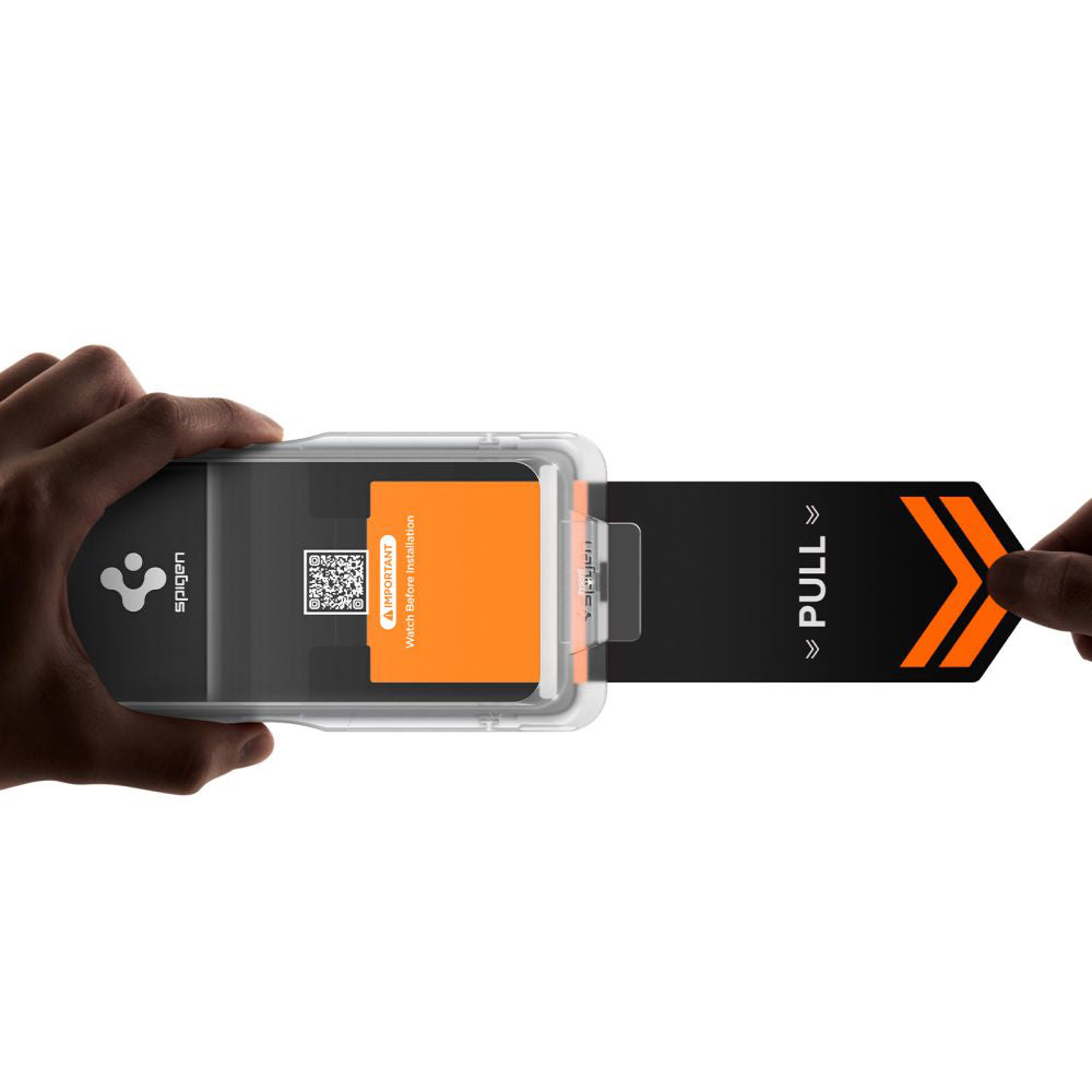 Spigen GlastR EZ FIT Pro HD védőfólia Samsung Galaxy S26 Plus S947 készülékhez, Edzett üveg, Teljes ragasztású AGL11086
