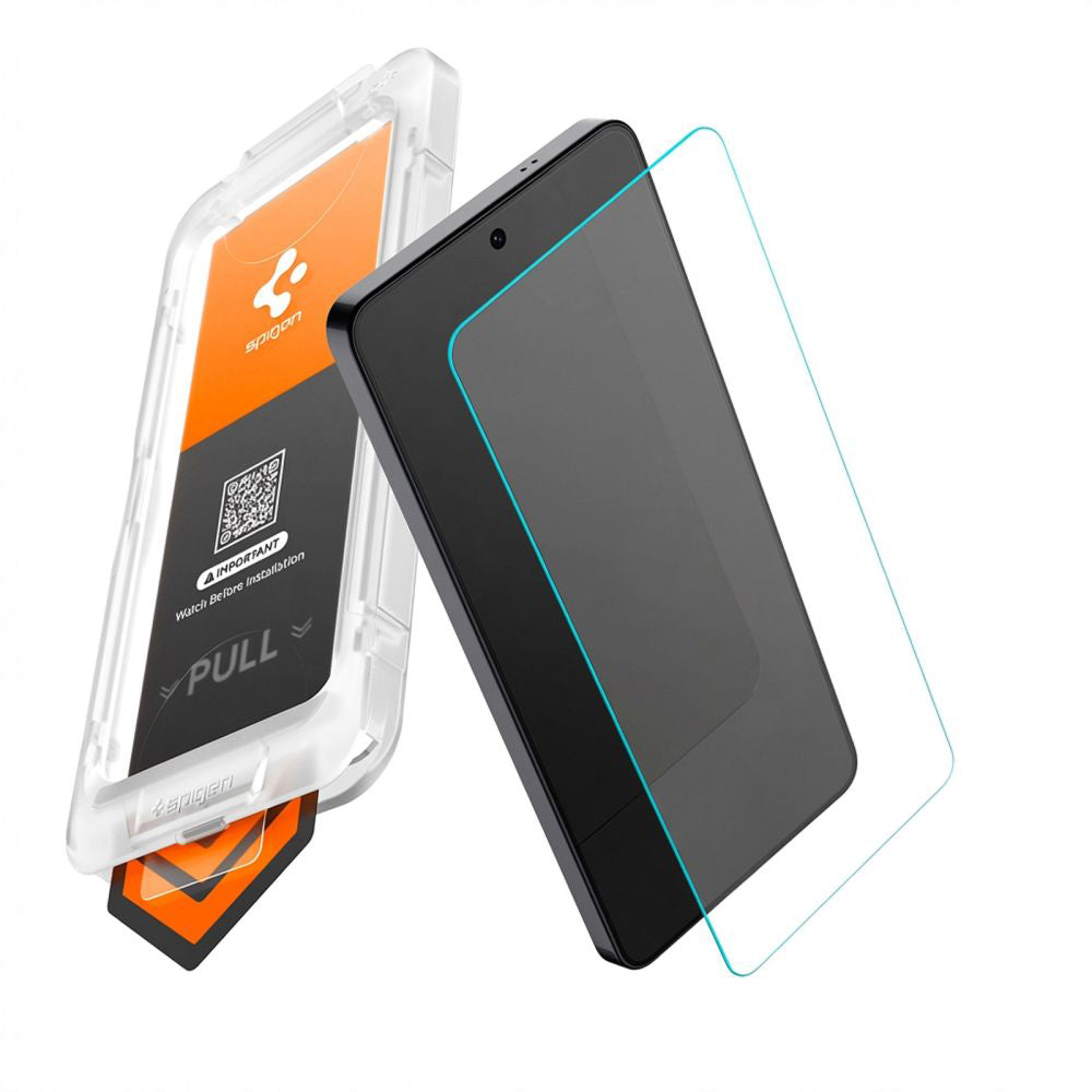 Spigen GlastR EZ FIT Pro HD védőfólia Samsung Galaxy S26 Ultra S948 készülékhez, Edzett üveg, Teljes ragasztású AGL11074