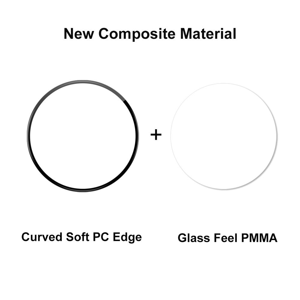 Techsuit Nano Flex Screen Protector Film for Huawei Watch Fit 5 Pro, Plastic, Set of 2 pieces, Black