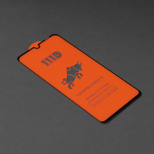 Techsuit képernyővédő fólia Huawei P30 lite New Edition / P30 lite készülékhez, Edzett üveg, Teljes ragasztó, 111D, Fekete