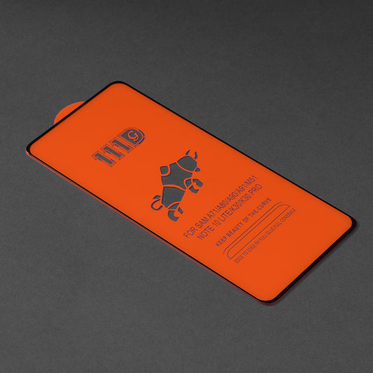 Techsuit képernyővédő fólia Xiaomi Redmi Note 12 4G / Poco X5 / Note 12 5G készülékekhez, edzett üveg, teljes ragasztó, 111D, fekete