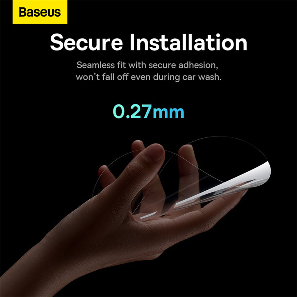 Baseus ClearSight esőálló tükörfólia, 136mm x 96mm, műanyag, 2 darabos készlet C11853200201-00