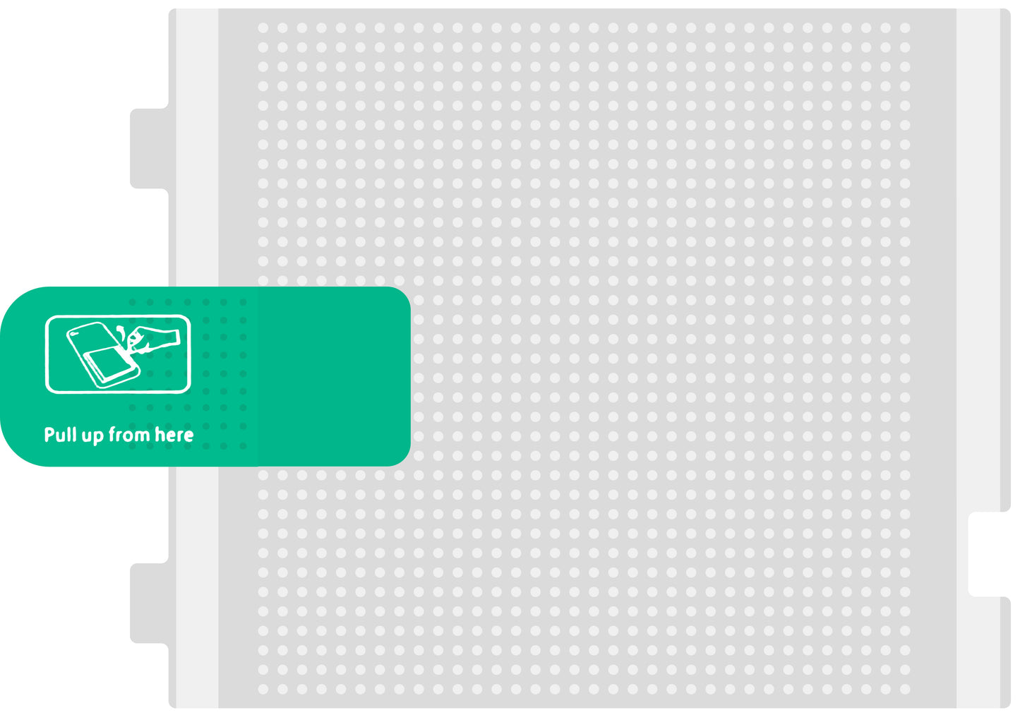 Nokia G42 akkumulátor eltávolító fólia, szervizcsomag A02007404040H001