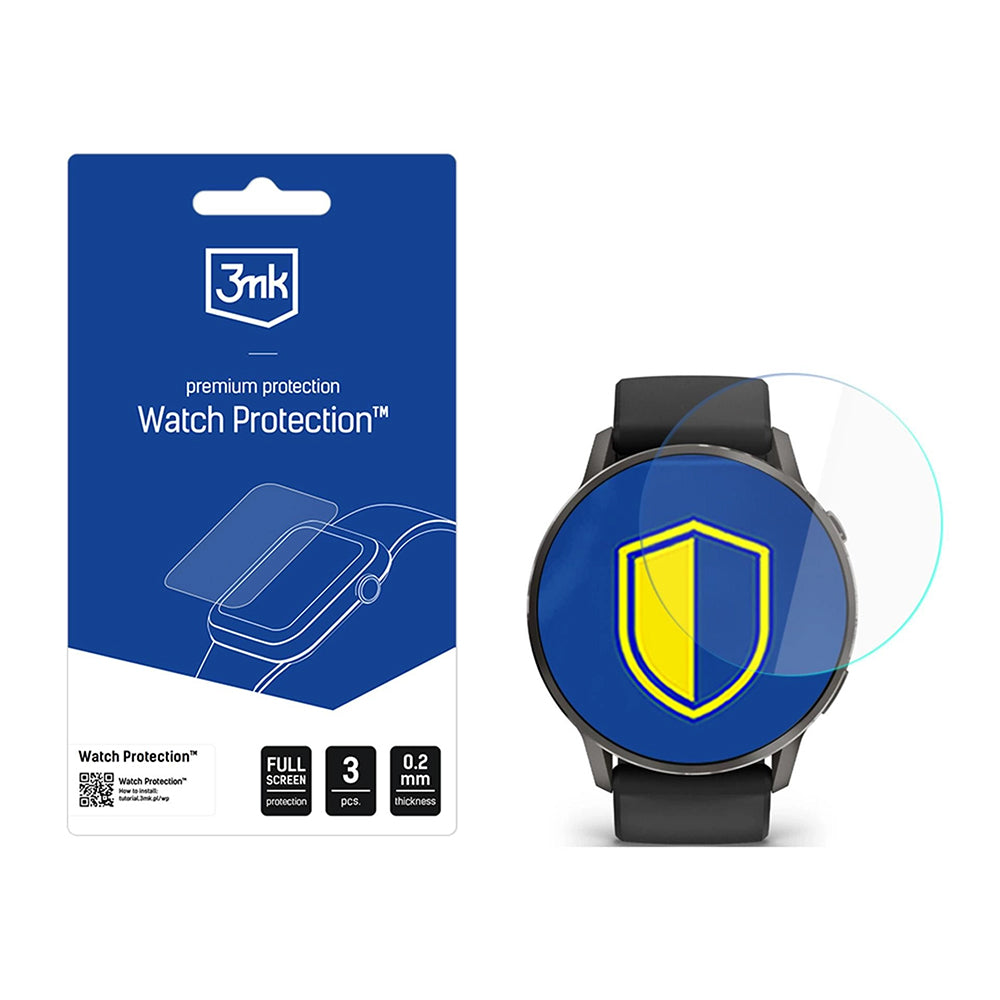 3MK Arc védőfólia Garmin Venu 4 41mm-hez, 3 darabos készlet, Műanyag
