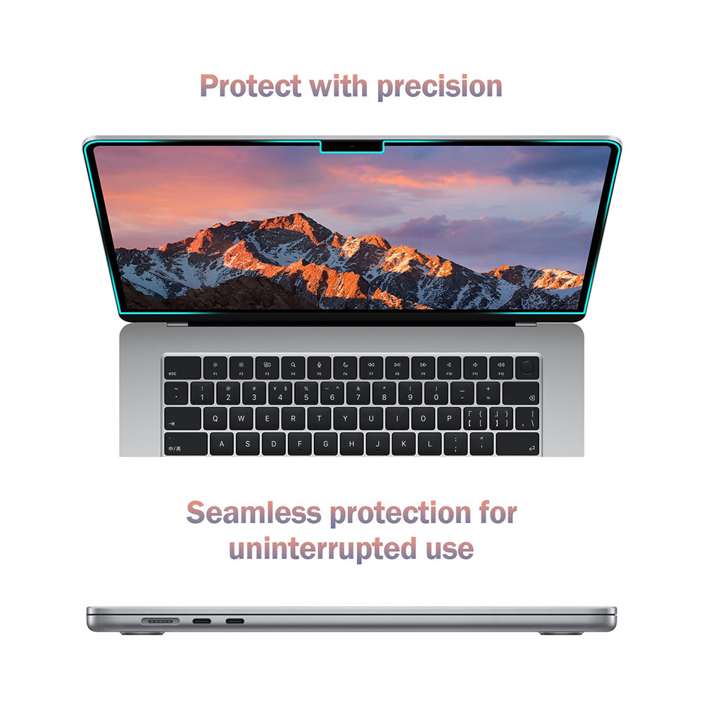 Képernyővédő fólia Anti Blue Light Techsuit VisionProX az Apple MacBook Air M4 13inch (2025) számára, Műanyag