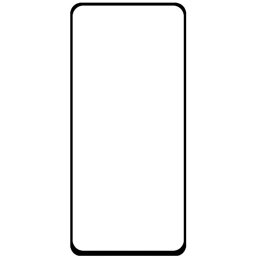 OEM képernyővédő a Samsung Galaxy S20 FE 2022 G781 / S20 FE 5G G781 / S20 FE G780, Üvegpajzs, teljes ragasztás, 5D, fekete, Fekete