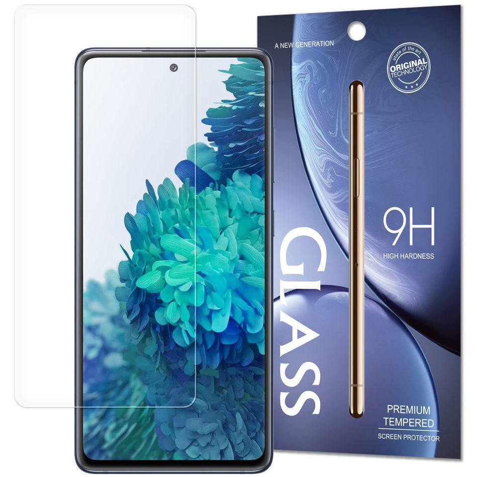 OEM képernyővédő fólia Samsung Galaxy A52s 5G A528 / A52 A525 készülékhez, Edzett üveg, Teljes ragasztás