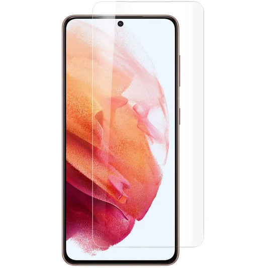 OEM képernyővédő Samsung Galaxy S21 5G G991, üveg, UV ragasztó