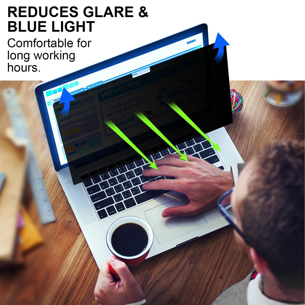 Techsuit VisionProX Magnetic Privacy Screen Protector Film for Apple MacBook Pro 16inch (2026) / (2024), Plastic