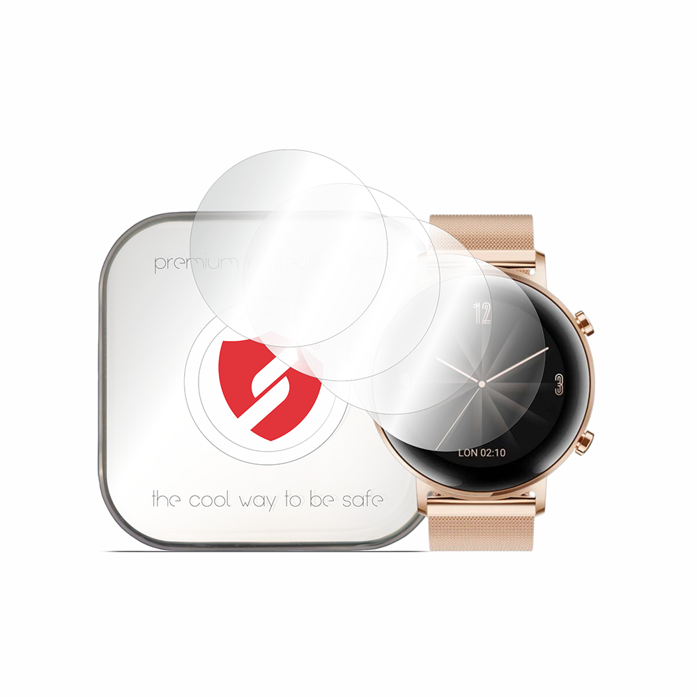 Smart Protection Premium Classic védőfólia Huawei Watch GT 2 42mm-hez, 4 darabos készlet, műanyag