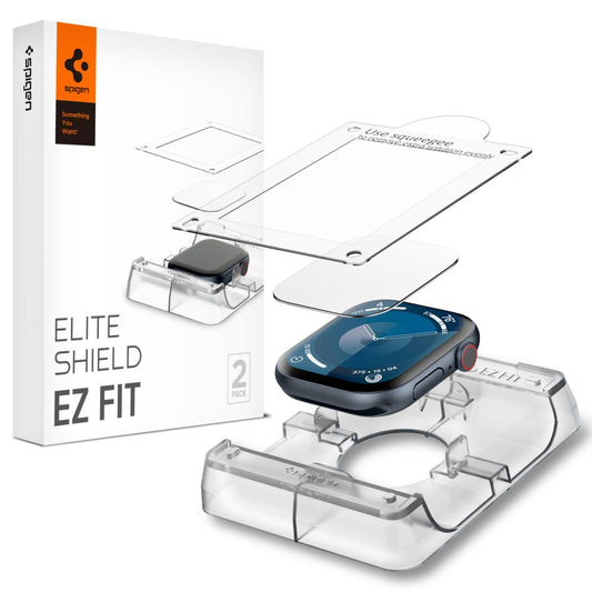 Spigen Elite Shield EZ FIT Apple Watch 46mm sorozathoz, 2 darabos készlet, műanyag AFL08579