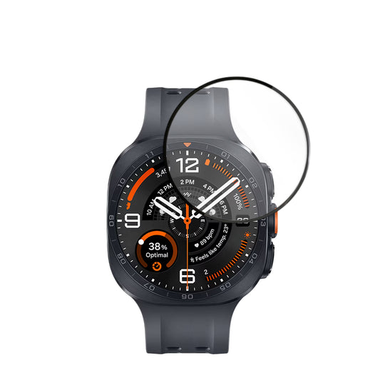 Techsuit Nano Flex védőfólia Samsung Galaxy Watch Ultra2-höz, műanyag, 2 darabos készlet, fekete