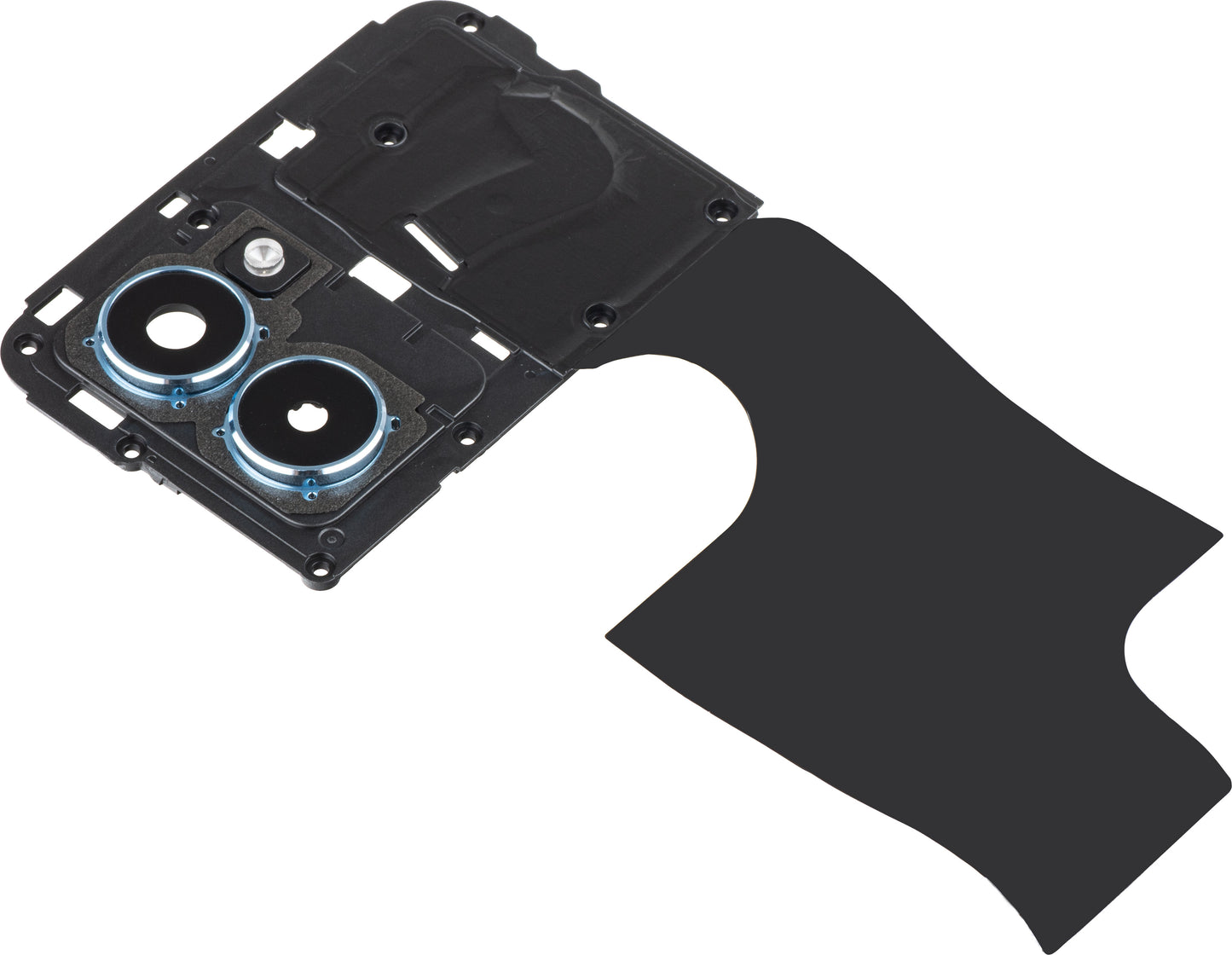 Hátsó Kameraüveg - Vaku - Belső Keret HMD Pulse Pro, Kerettel, Ezüst, Service Pack 286954408