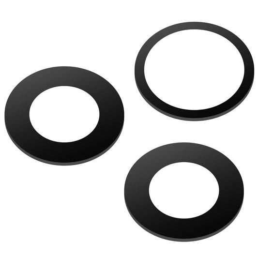 Hátsó kameraüveg Apple iPhone 11 Pro Max, széles + ultraszéles + telefotó, fekete