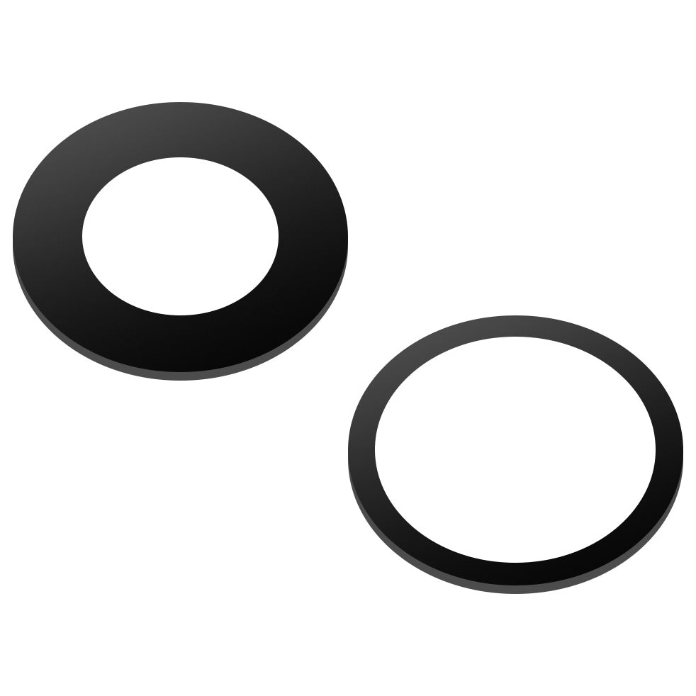 Apple iPhone 11 hátsó kameraüveg, Wide + UltraWide, Fekete