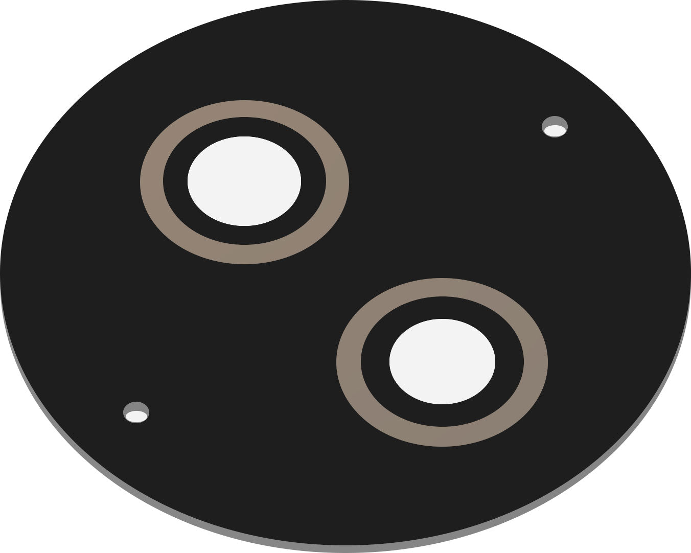 Hátsó kamera lencse HMD 110 / Nokia 110 (2024) készülékhez, fekete