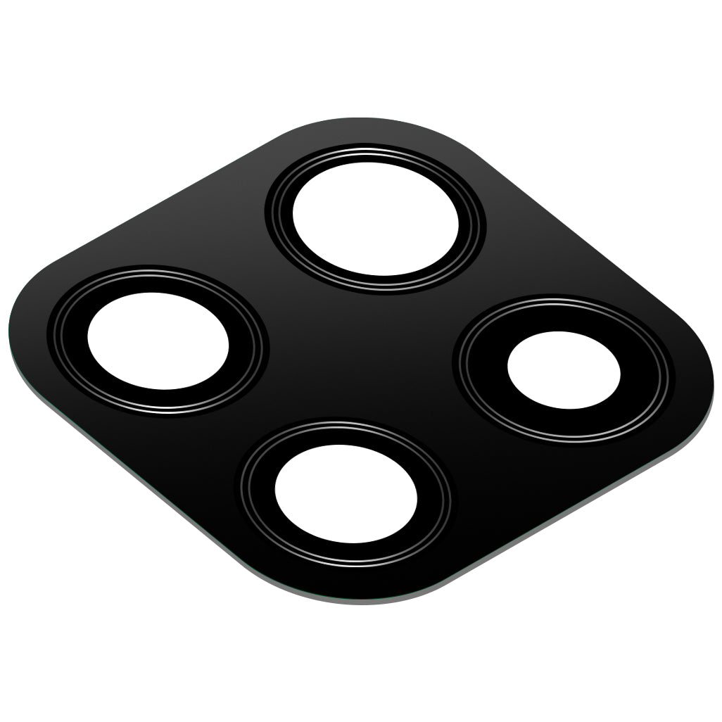 Hátsó kamera üveg Huawei P40 lite 4G, fekete