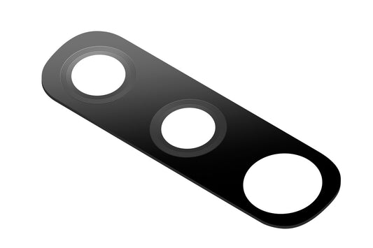 Hátsó kamera üveg Samsung Galaxy A30s A307, fekete