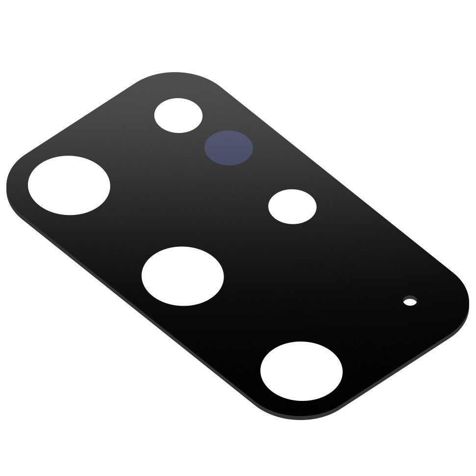 Hátsó kameraüveg Samsung Galaxy S20+ G985, fekete