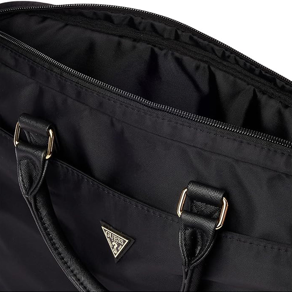 Guess Triangle Logo táska 16 hüvelykes laptophoz, fekete