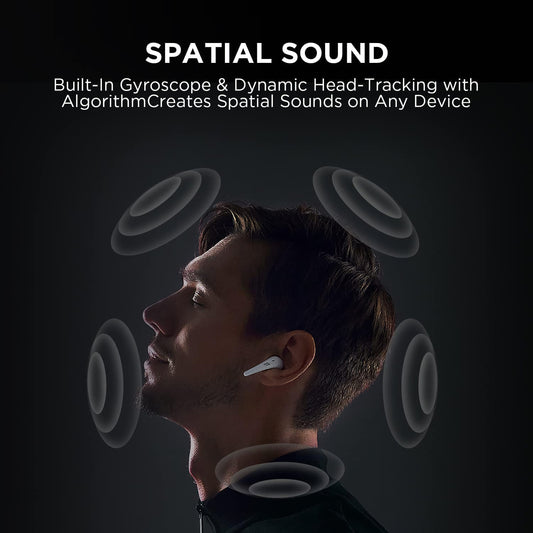 Bluetooth-kihangosító 1More Aero ES903, TWS, ANC, Fehér