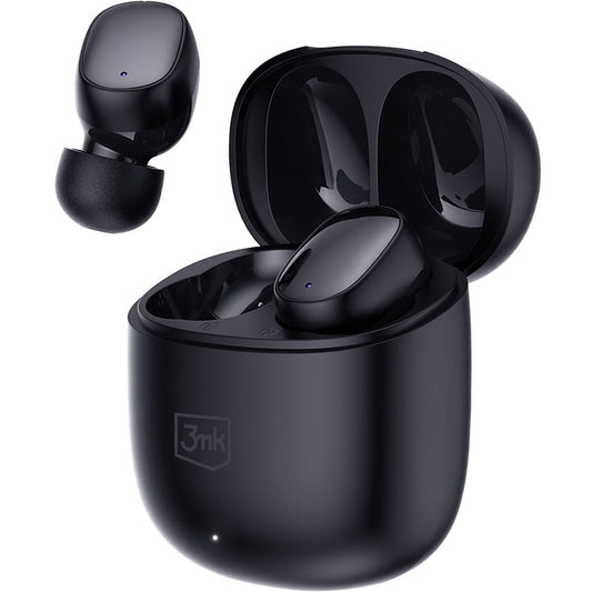 Handsfree Bluetooth 3MK FlowBuds, TWS, Fekete
