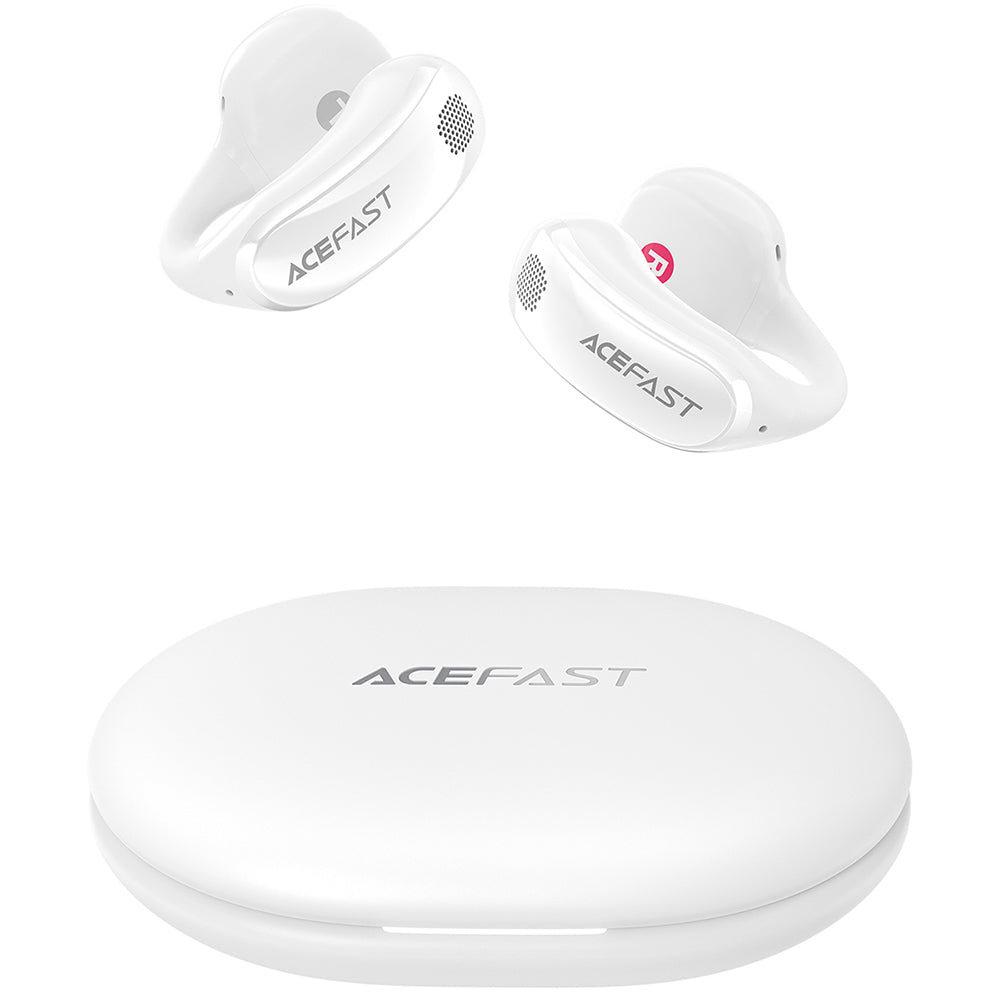 Handsfree Bluetooth Acefast Aceclip Pro, TWS, Fehér