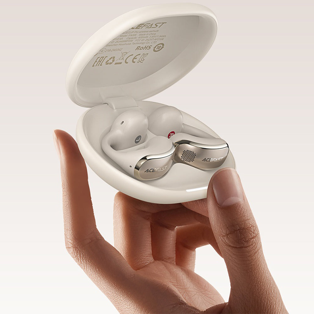Handsfree Bluetooth Acefast Aceclip Pro, TWS, Fekete