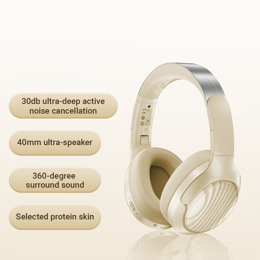 Handsfree Bluetooth Acefast H5, A2DP, ANC, Fehér