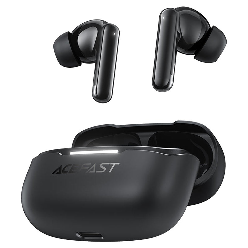 Handsfree Bluetooth Acefast W5, TWS, ANC, Fekete