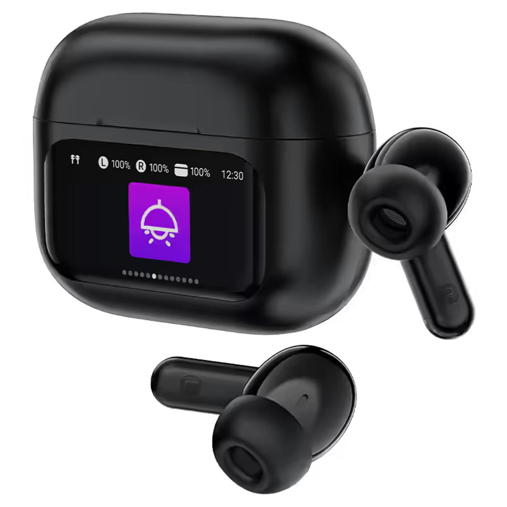 Handsfree Bluetooth Acefast W6, TWS, ANC, Fekete