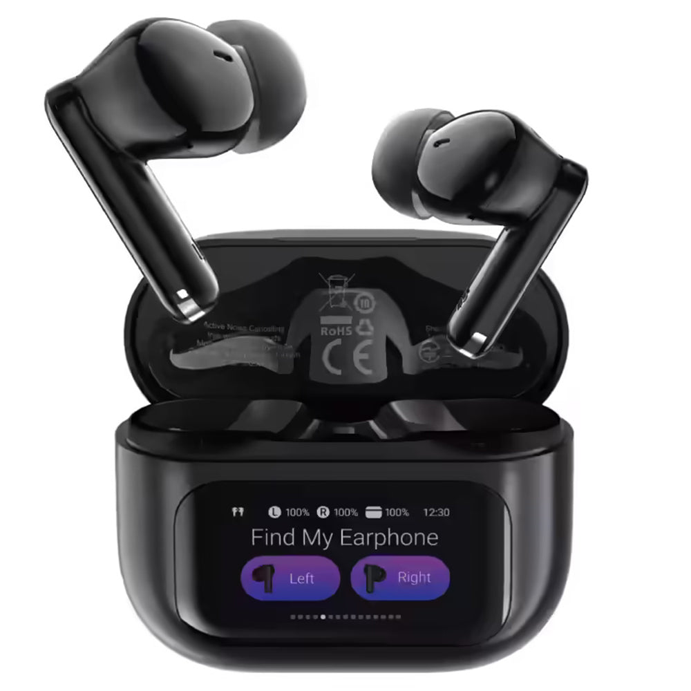 Handsfree Bluetooth Acefast W6, TWS, ANC, Fekete