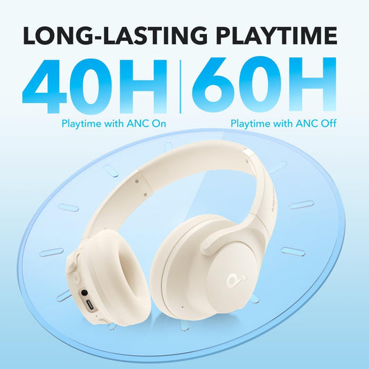 Handsfree Bluetooth Anker SoundCore Life Q20i, MultiPoint, A2DP, ANC, Fehér A3004G21