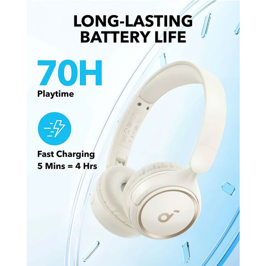 Anker Soundcore H30i Bluetooth Handsfree, Multipoint, A2DP, White A3012G21