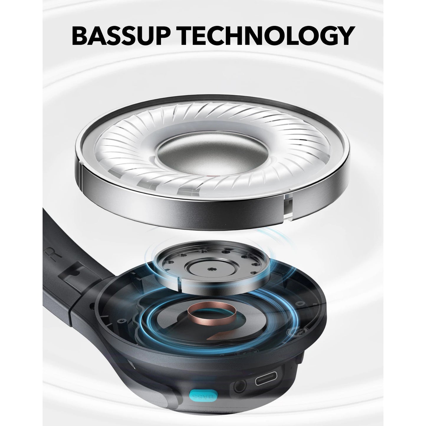 Handsfree Bluetooth Anker Soundcore Q11i, MultiPoint, A2DP, Szürke A3005GA1