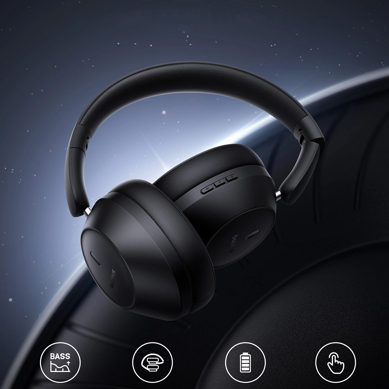 Handsfree Bluetooth Baseus Bass 30 Max, A2DP, Fekete A00070700121-00