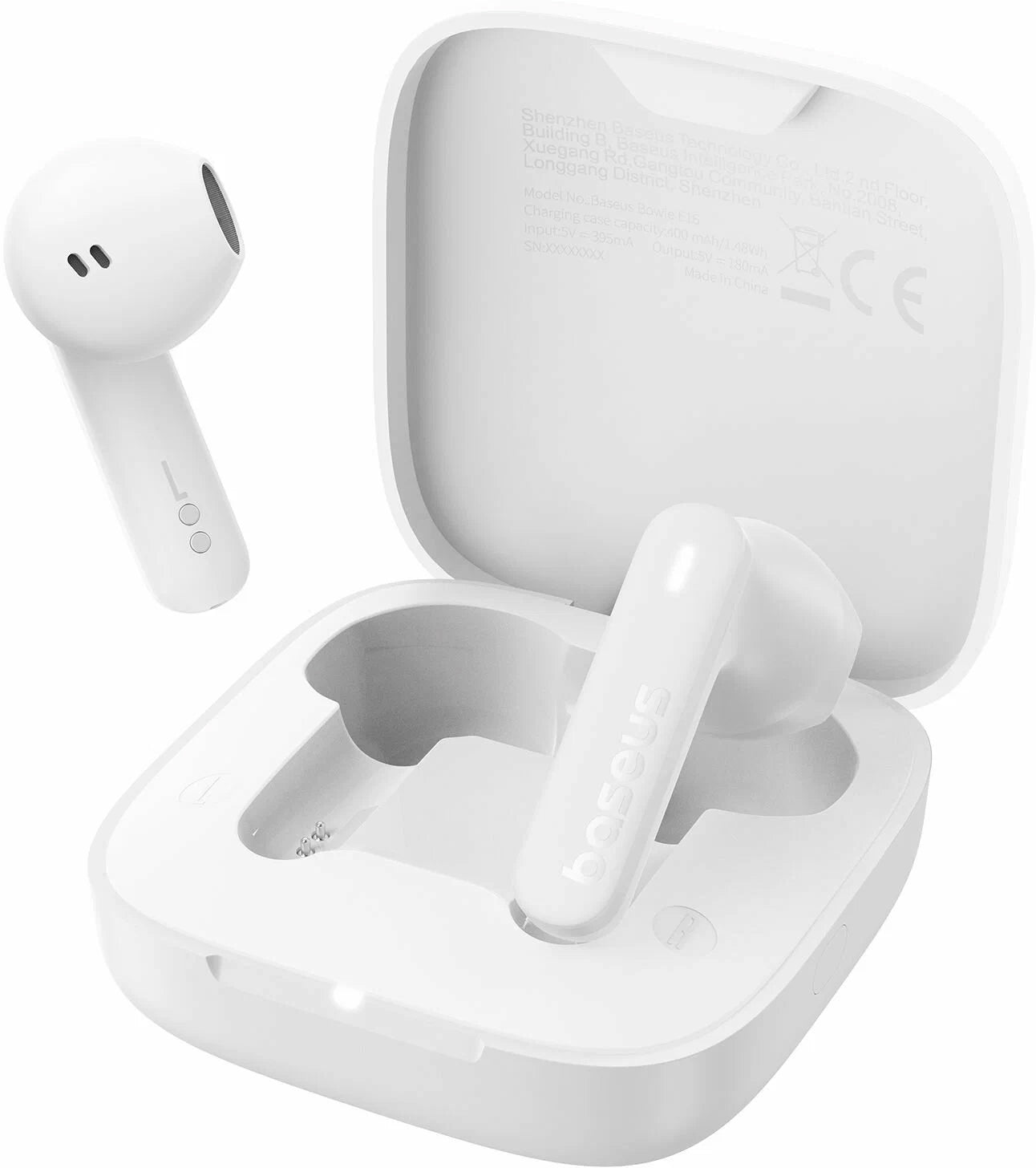 Kihangosító Bluetooth Bluetooth Bluetooth Baseus Bowie E16, TWS, fehér A00061900223-00