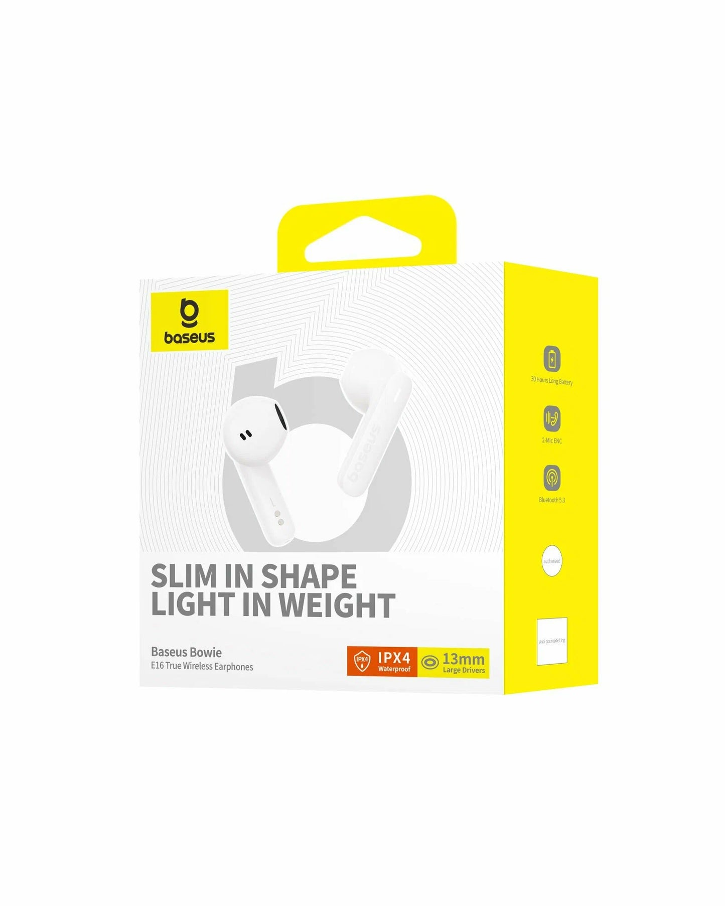 Kihangosító Bluetooth Bluetooth Bluetooth Baseus Bowie E16, TWS, fehér A00061900223-00