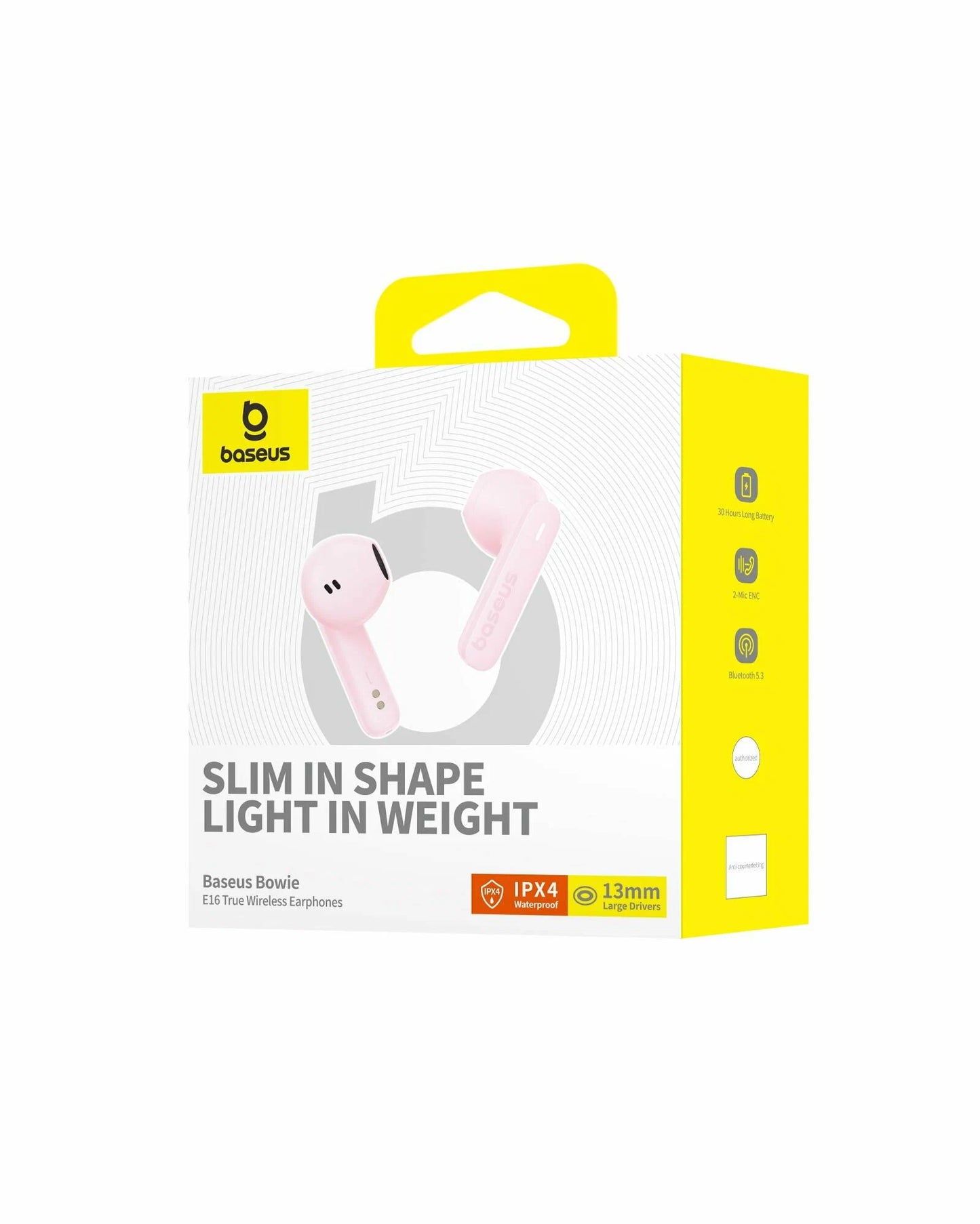 Handsfree Bluetooth Baseus Bowie E16, TWS, Rózsaszín A00061900413-01